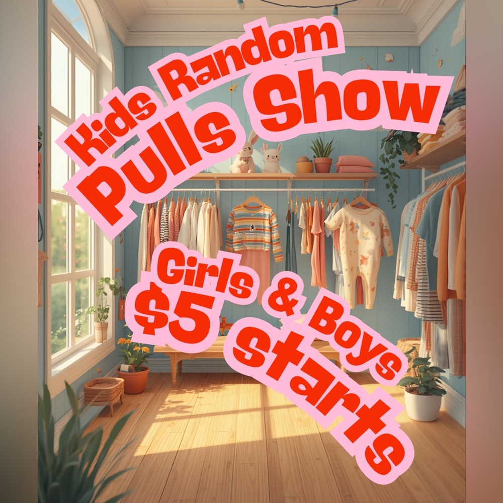 $5 Starts! Boys & Girls Pre-Loved Unlisted Items NB 3M 6M 9M 12M 24M to Big Kids